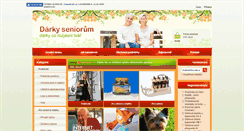 Desktop Screenshot of darky-seniorum.cz